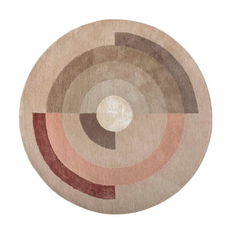 Dywan Onda Circular BG Ø170 cm – okrągły, dekoracyjny i elegancki