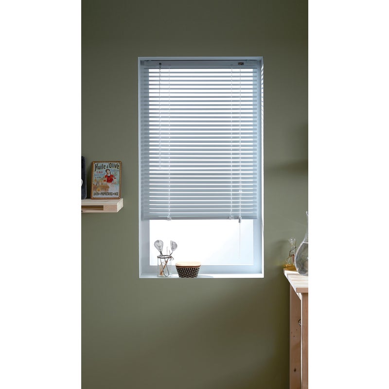 Żaluzja aluminiowa 25 mm srebrna, szer. 160 x wys. 175 cm, INSPIRE