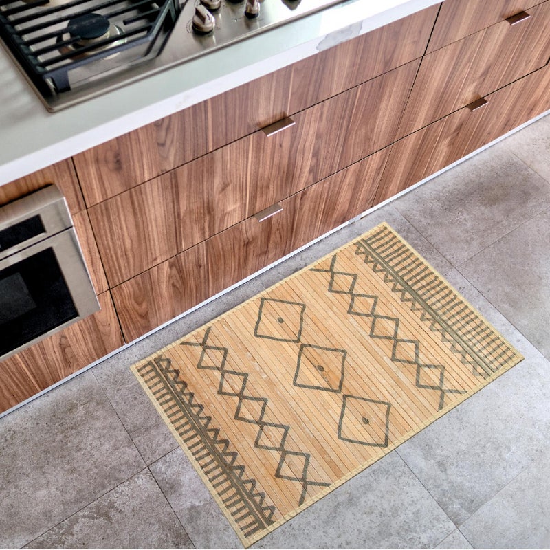 Dywan bambusowy Kenia Grecas naturalny 80x150cm