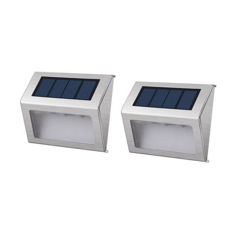 2 lampy solarne montowane na ścianie WALLY W8 H10CM