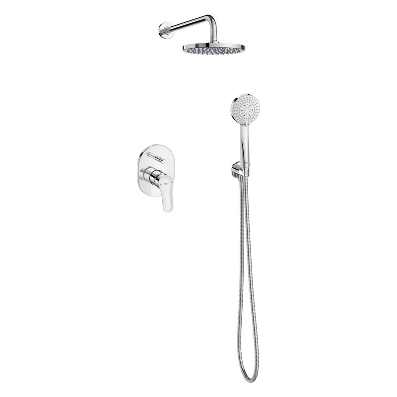 Zestaw prysznicowy podtynkowy z jedną dźwignią ROCA Proa chrom