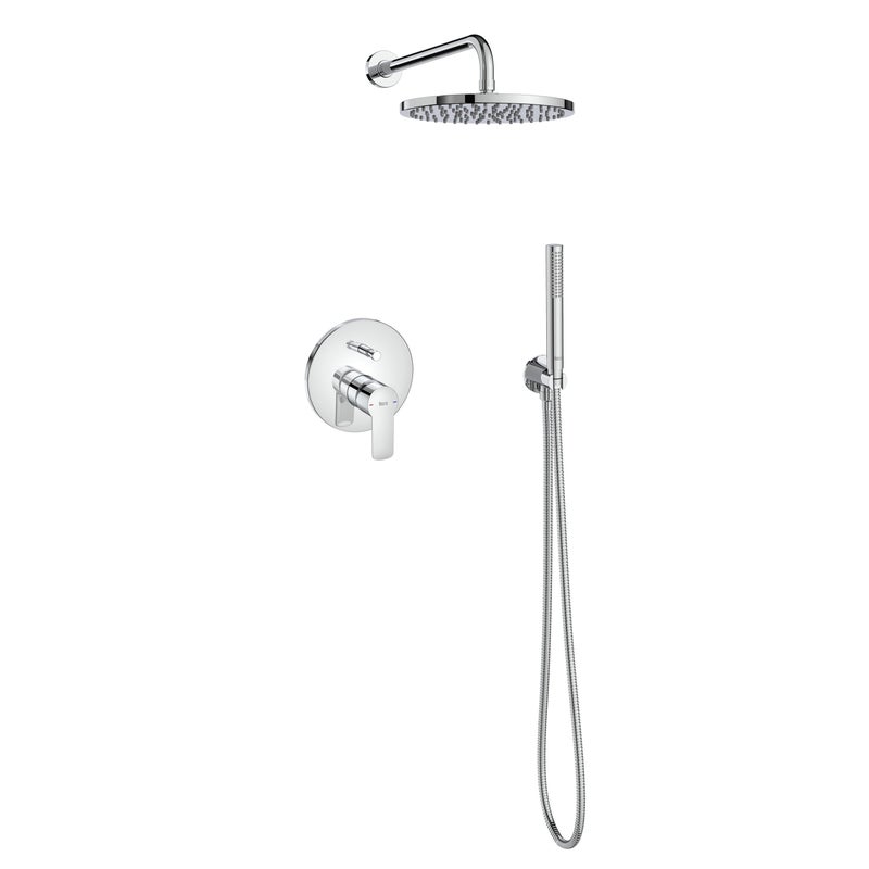 Zestaw prysznicowy podtynkowy z jedną dźwignią ROCA Nauta chrom