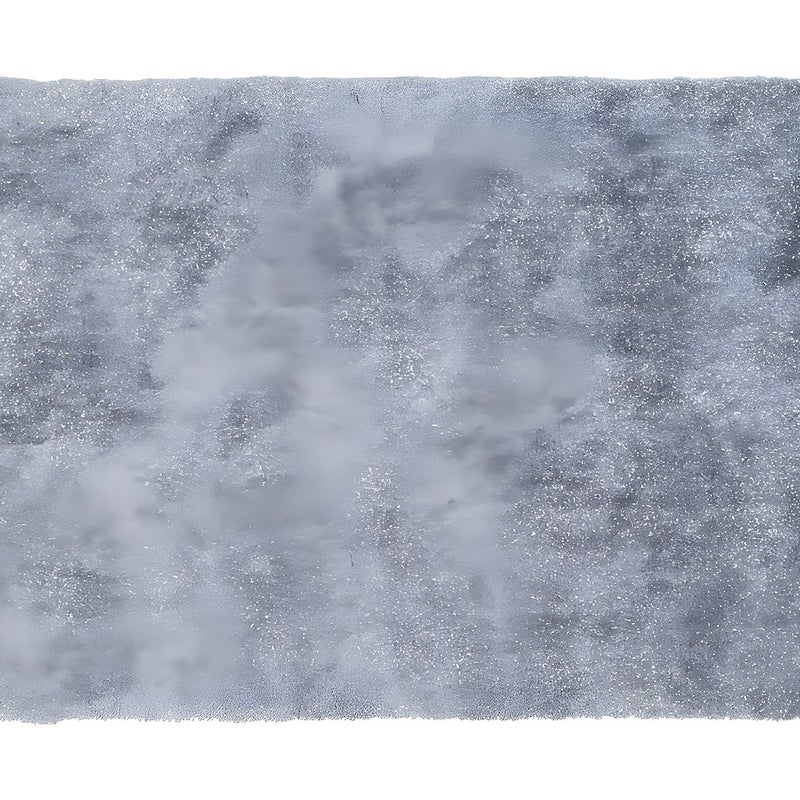 Dywan shaggy GLITTER 160 x 230 cm - Srebrny