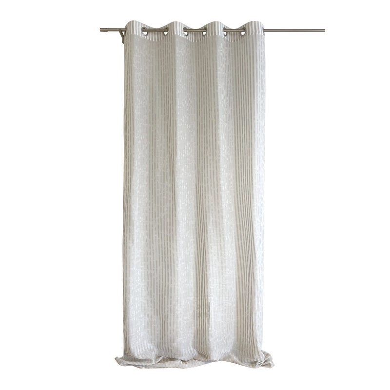 Zasłona na przelotkach Motu z białymi liniami o wymiarach 140x270cm