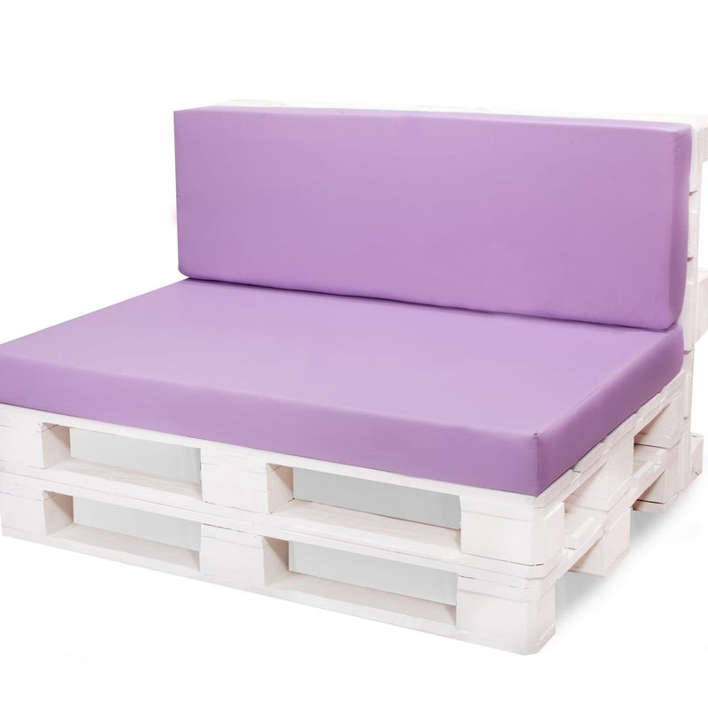 Poduszka ogrodowa na paletę 120x60x50cm poduszka na meble ogrodowe fioletowa, poduszka na balkon taras, poducha ogrodowa na meble z palet