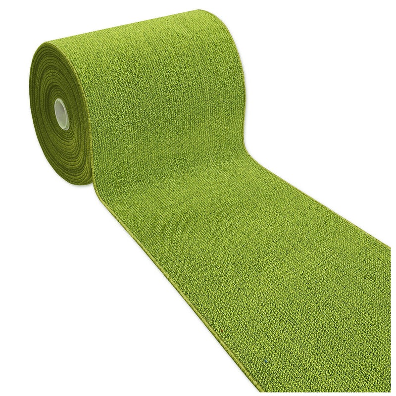 Dywan Kuchenny 57X400 cm Antypoślizgowa 100% Made in Italy Wejście Graniczy Zmywalny Jednolity Kolor Zielony