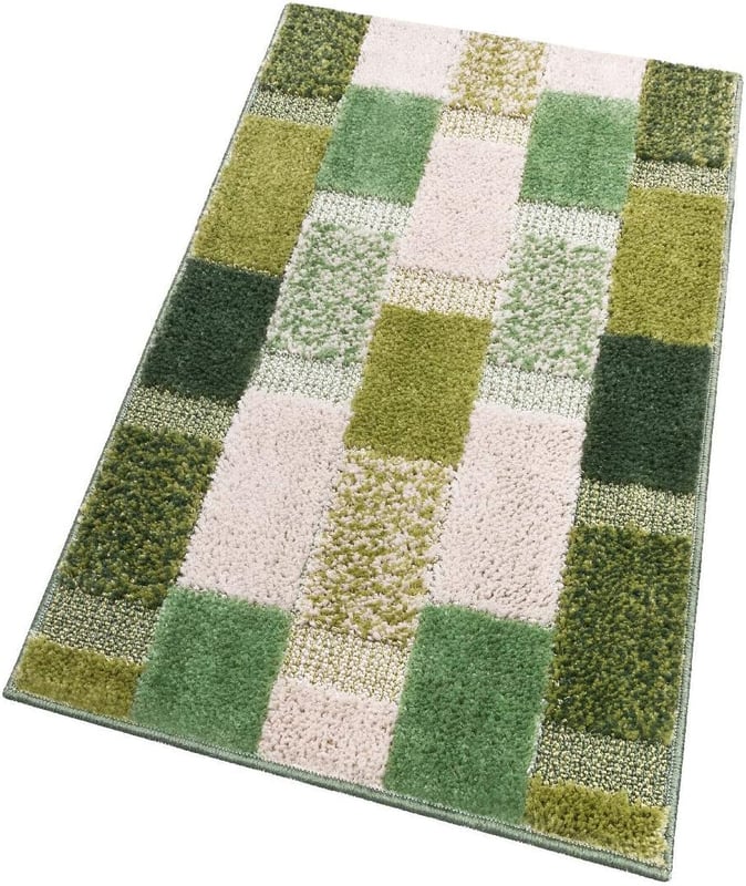 Miękka Antypoślizgowa Chłonna Mata łazienkowa 60x120 cm w Kolorze Zielona