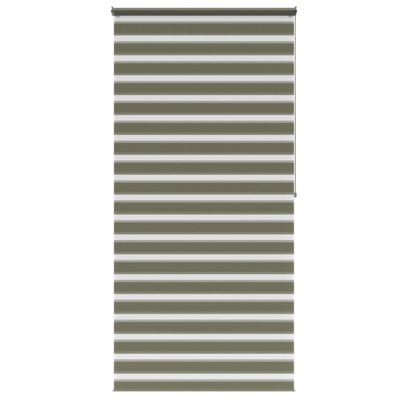 Roleta dzień i noc Bolero zielona, szer. 60 x wys. 190 cm, INSPIRE