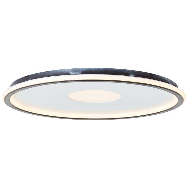 Lampa sufitowa LED Brilliant Vegas 50cm biały/czarny, tworzywo sztuczne, 1x zintegrowana dioda LED 44W, (strumień świetlny: 5400lm, barwa światła: 300