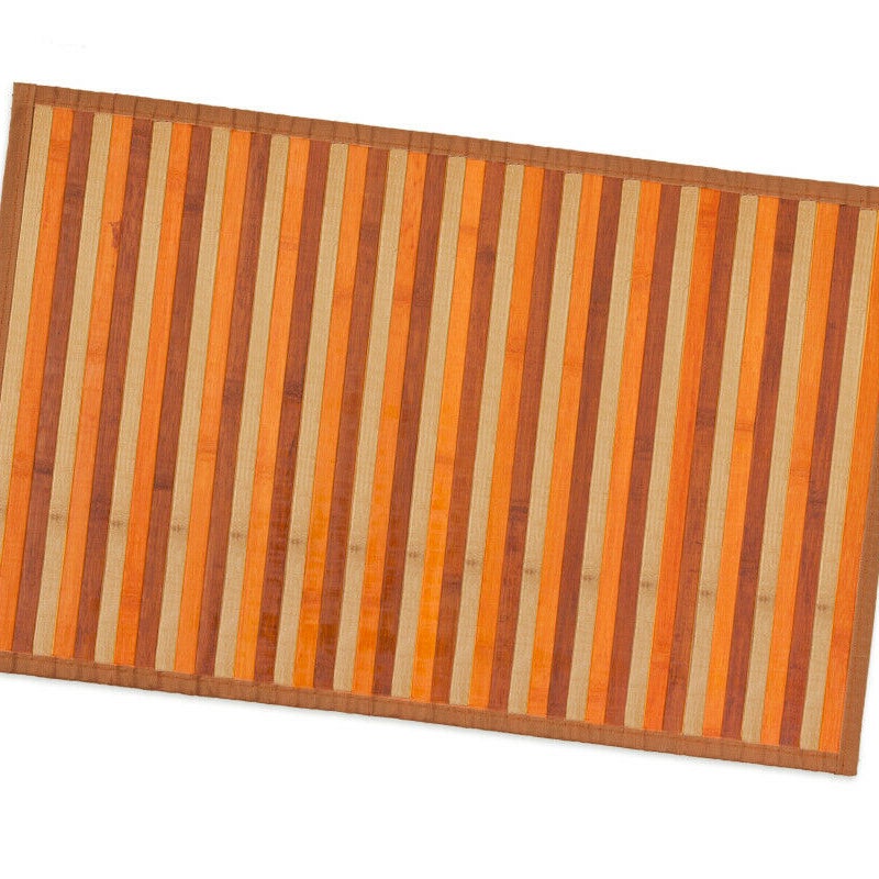 Dywan Bambusowy 50x135 cm Antypoślizgowa Prostokątny Obrus śniadaniowy Beżowy