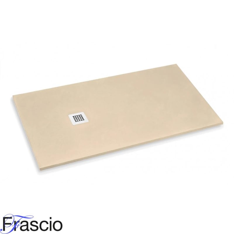 Brodzik prysznicowy Vulcano Line Slim 70x100 cm, kolor jasny kość słoniowa RAL 1015, z żywicy syntetycznej i proszku marmurowego, - FRASCIO