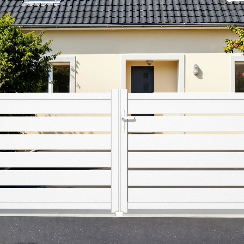 Brama aluminiowa dwuskrzydłowa 4m VOGEL 400B120 Biała