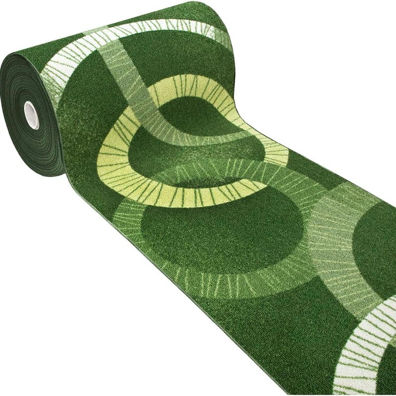 Dywan Kuchenny 50x80 cm Antypoślizgowa 100% Made in Italy Zmywalny Koła Zielony