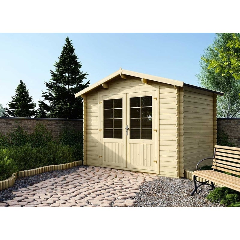 Domek ogrodowy ALTANKA 6 m2 - 3x2 m - 28 mm, drewniany, DOM420, 1szt.