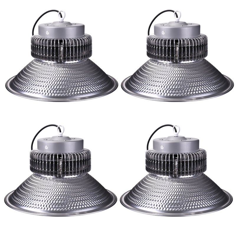 Zestaw x4 żarówek LED, 20.000 lumenów, zużycie 200W, jasne oświetlenie komercyjne, chłodne białe światło 6000K, do wnętrz IP20