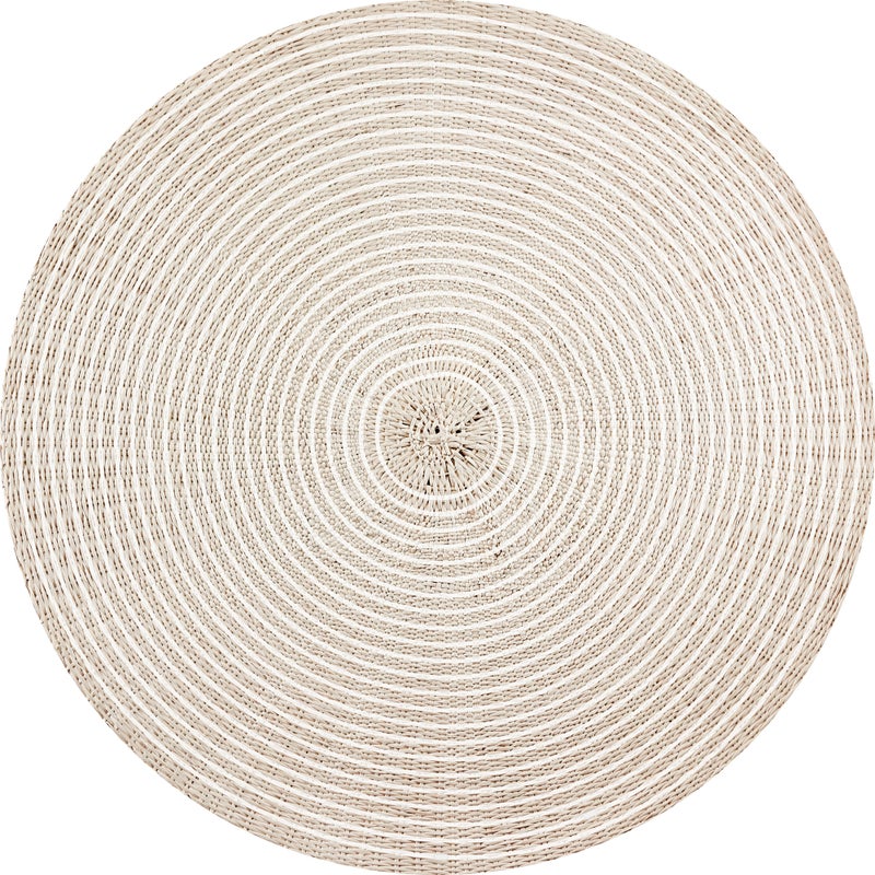 Mata winylowa Bangkok A [średnica] 150 cm - PVC antypoślizgowa, gładka mata winylowa do kuchni lub salonu, zmywalna