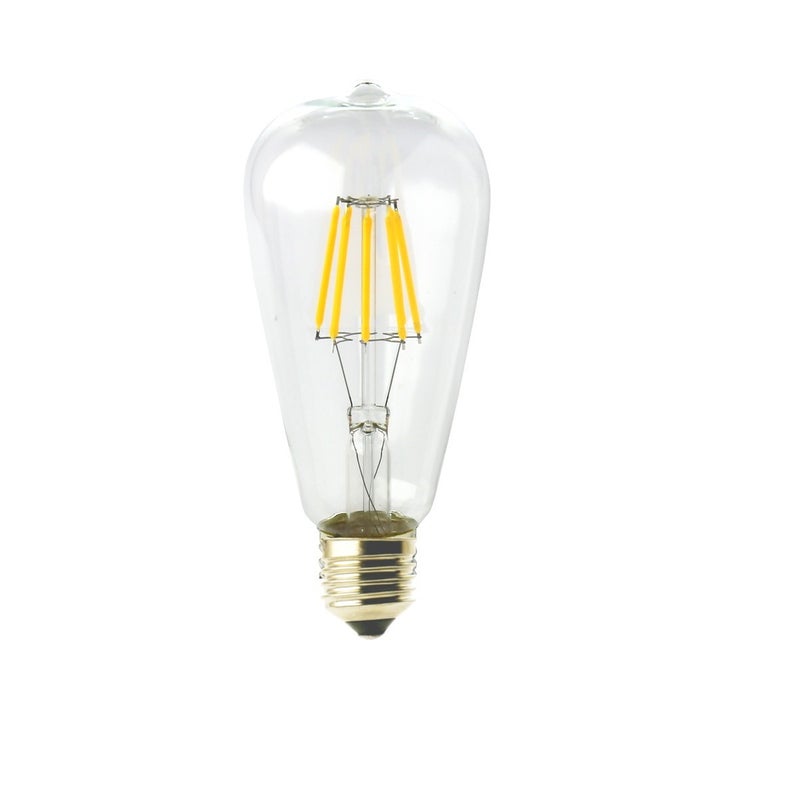 Żarówka LED ST64 filament E27 6W biała 2700K