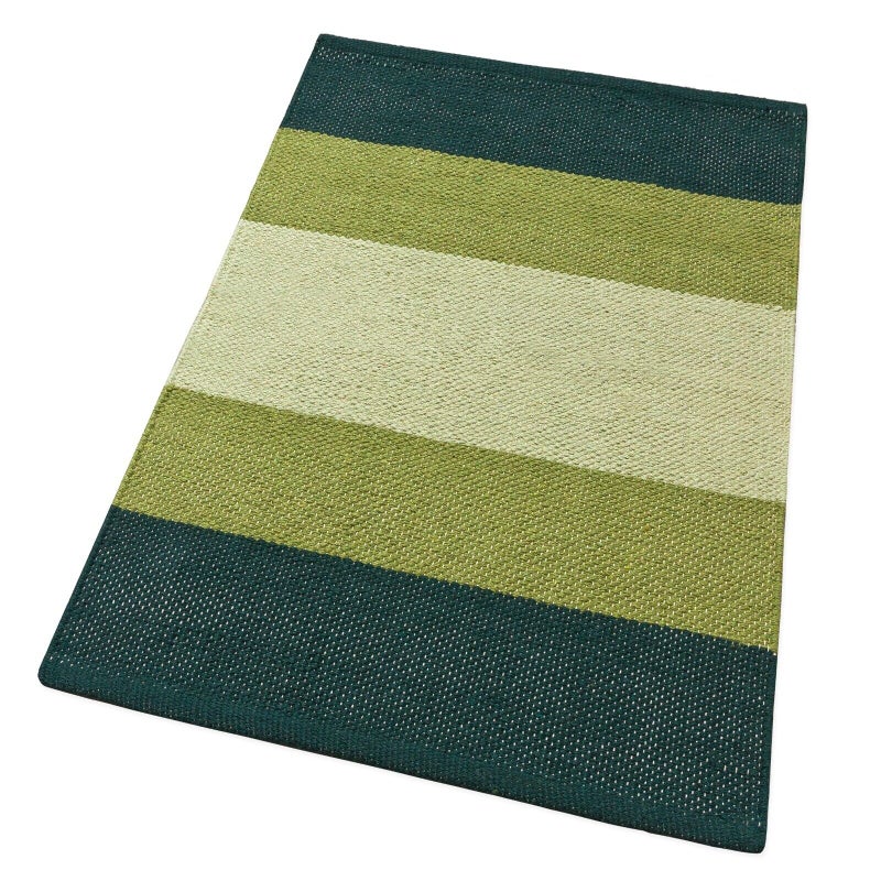 Dywanik łazienkowy Kuchnia Czysta Bawełna Miękki Chłonny Dywanik Nocny Ręcznie Tkany Zielony 50x240 Cm