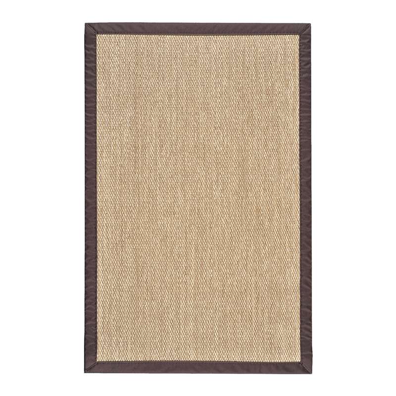 Winylowy dywan Premium z lamówką, alfombra de PVC antypoślizgowy i odporny Jasny Brąz, 120 x 180 cm
