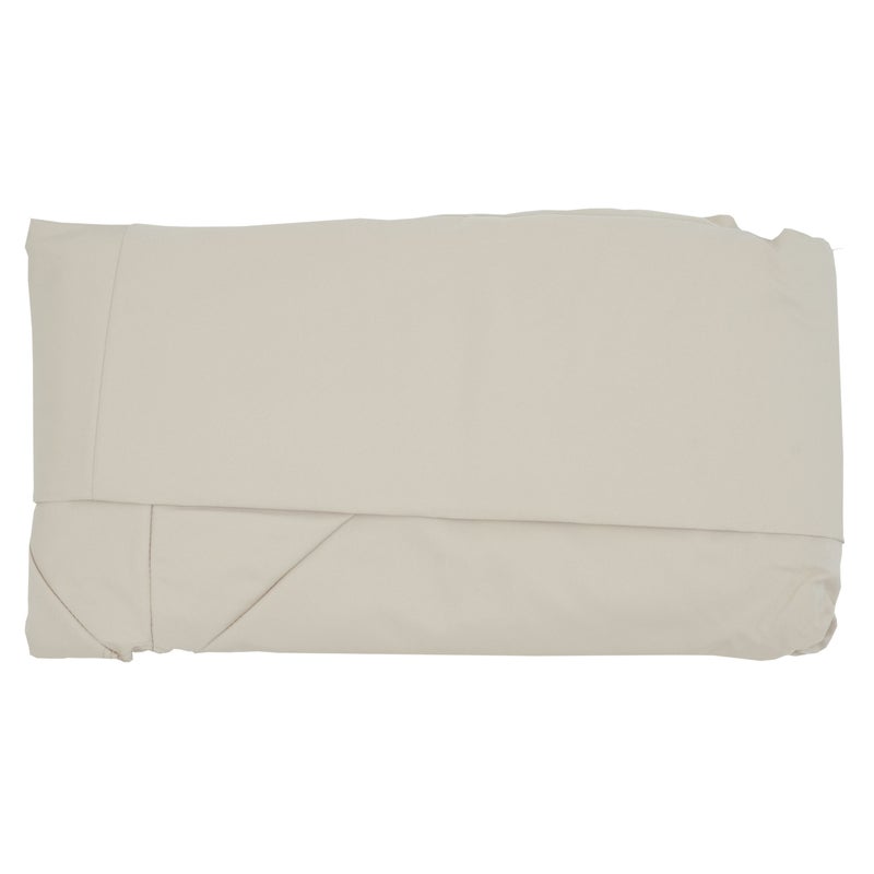 Pokrowiec na parasol T44, 8 rozpórek 3x3m poliester, wymienny pokrowiec na podwójny parasol świetlny T44 ~ kremowy z klapką