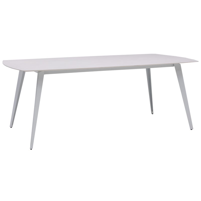 Hydra NATERIAL stół ogrodowy aluminiowy 6-osobowy 200x100 biały