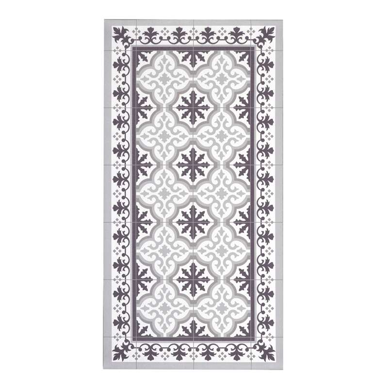 Dywan winylowy VinylFloor, dywan z nadrukiem PVC, zmywalny i antypoślizgowy, Szare.120 x 180 cm
