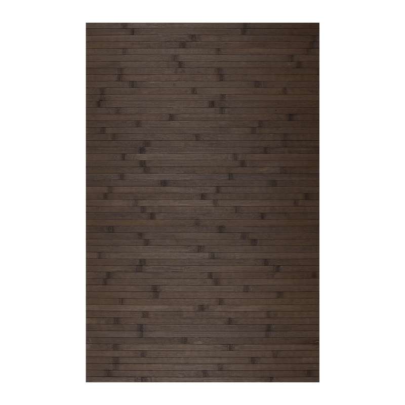 Dywan z naturalnego bambusa, antypoślizgowy, Ciemnobrązowy., 140 x 200 cm