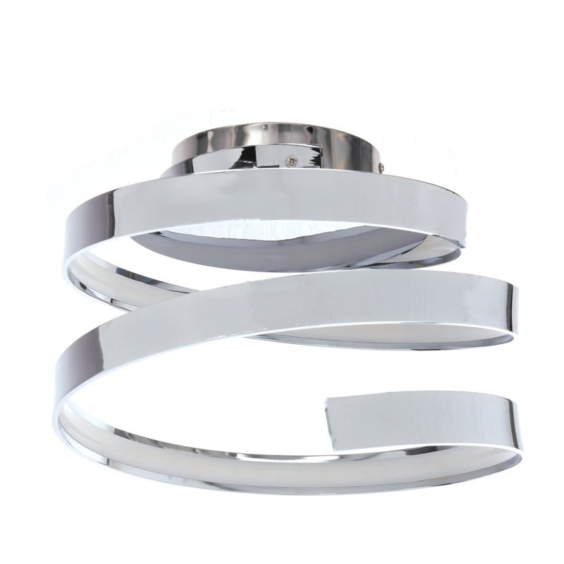 Lampa sufitowa Led SPIRE 22W okrągła. Chromowane wykończenie 4200K