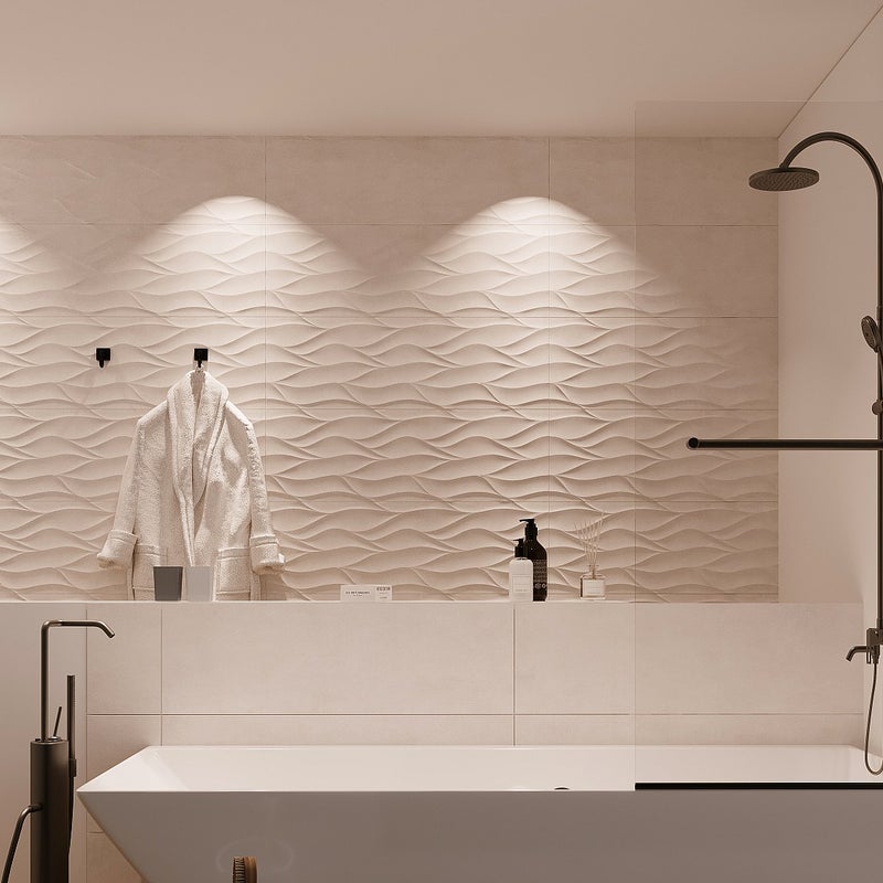 VENTE-UNIQUE Parawan nawannowy z wieszakiem na ręcznik z metalu w kolorze matowym czarnym w industrialnym stylu – 70 × 140 cm – TOBIN