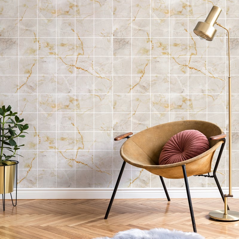 Naklejka tablicowa kredowa – ścieralna naklejka ścienna – PTAK NA GAŁĘZI – 90x70cm