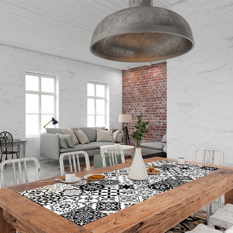 Naklejka tablicowa kredowa – ścieralna naklejka ścienna – RAMKA FOTO – 200x165cm