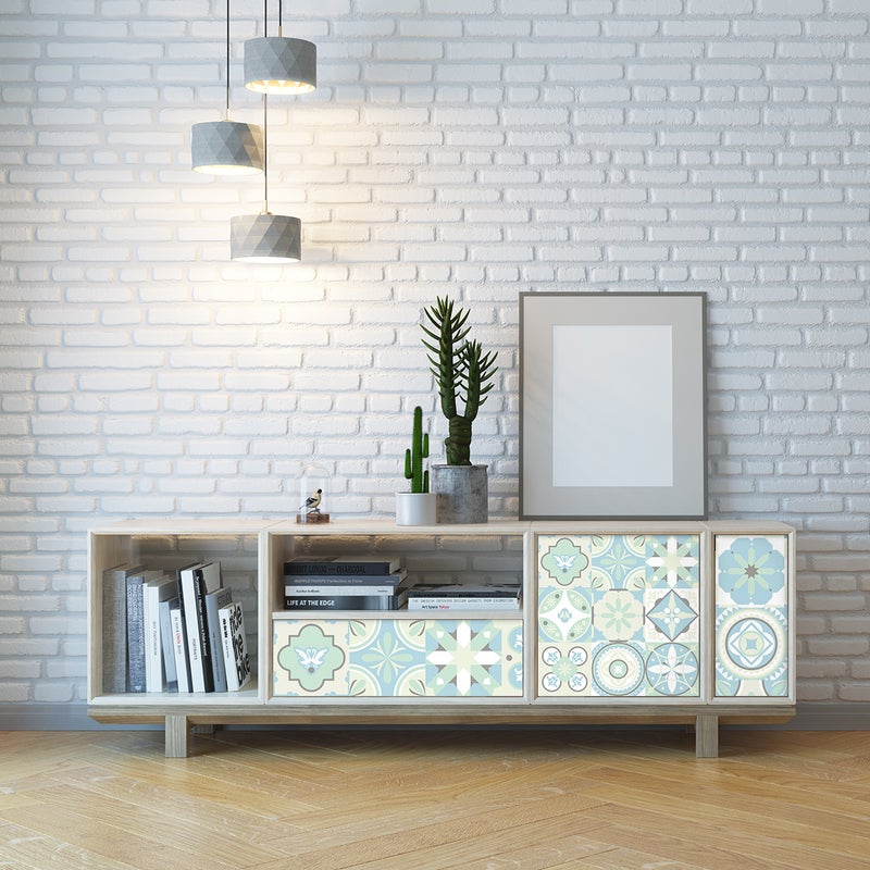 Naklejka tablicowa kredowa – ścieralna naklejka ścienna – SERCA – 100x85cm