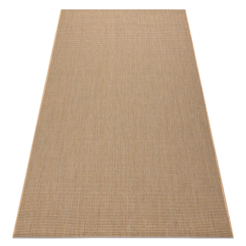 DYWAN SZNURKOWY SIZAL FLOORLUX 20580 gładki, jednolity, jednokolorowy - natural / coffeee 200x290 cm