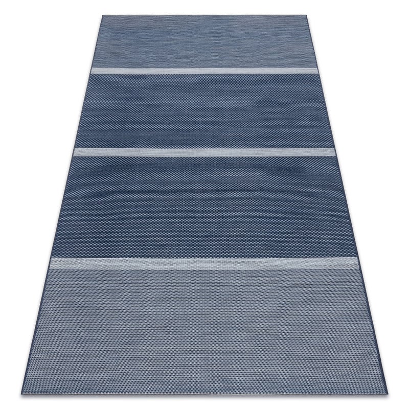 Dywan SZNURKOWY SIZAL COLOR 47011/309 Pasy Niebieski 200x290 cm
