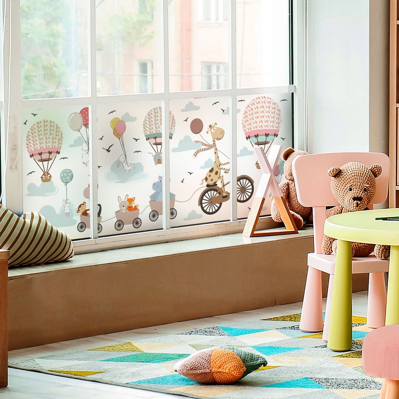 Naklejka tablicowa kredowa – ścieralna naklejka ścienna – KRÓLIK – 50x40cm