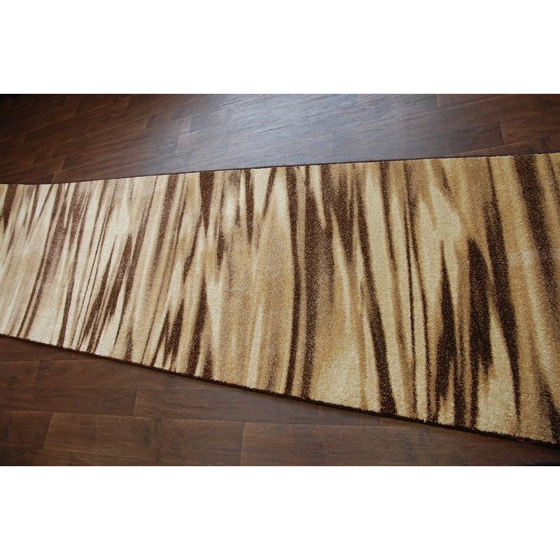 Chodnik KARMEL FRYZ - ARABICA brąz 100 cm 100x960 cm