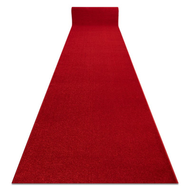 Chodnik KARMEL Gładki karmin / czerwony 60 cm 60x300 cm