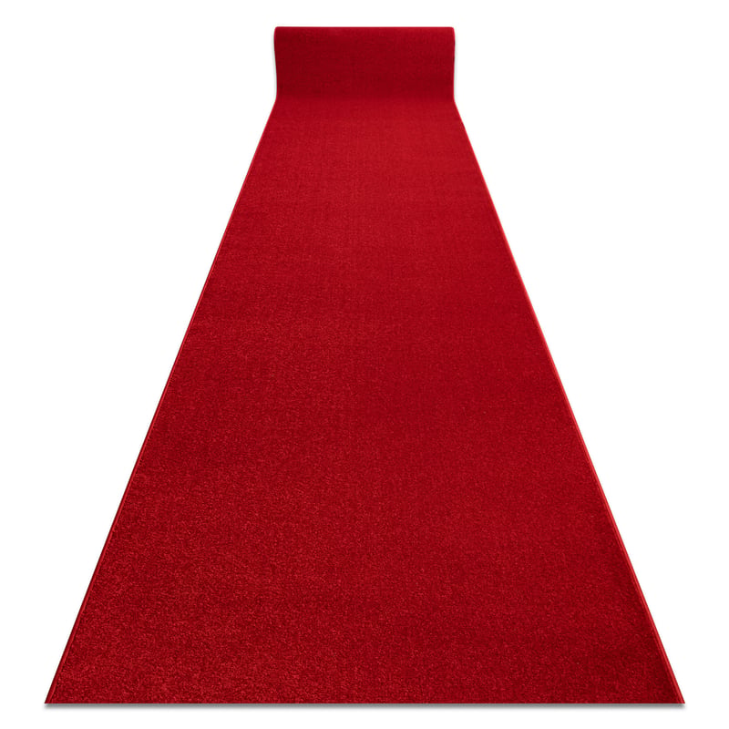 Chodnik KARMEL Gładki karmin / czerwony 70 cm 70x130 cm