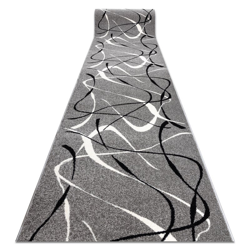 Chodnik SILVER CHOCO szary 120 cm 120x360 cm