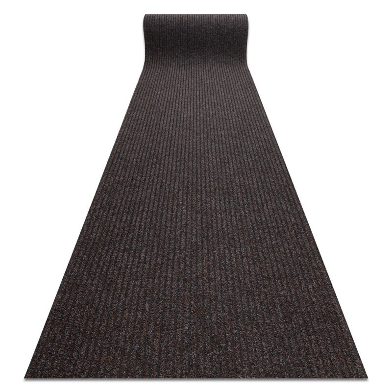 Wycieraczka antypoślizgowa 200 cm GIN 7053 liverpool zewnętrzna, wewnętrzna, na gumie - brązowy 200x120 cm