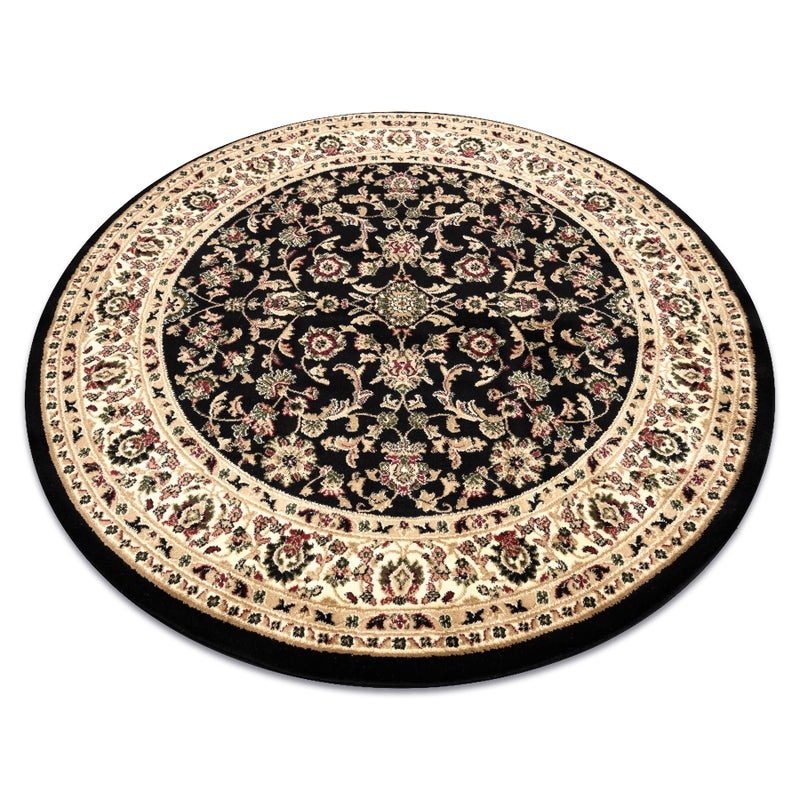 Dywan ROYAL ADR koło wzór 1745 czarny koło 120 cm