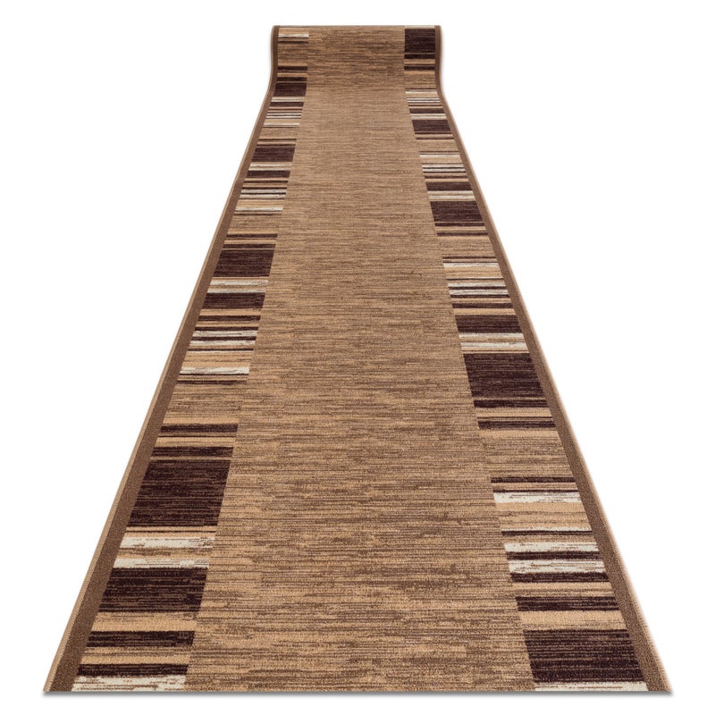 CHODNIK podgumowany ADAGIO beż, szerokość 120cm 120x460 cm
