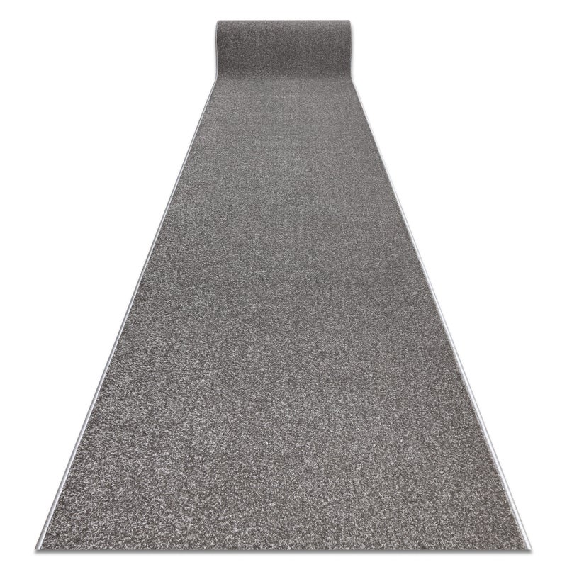 Jednolity chodnik KARMEL Gładki, jednokolorowy szary 60 cm 60x1000 cm