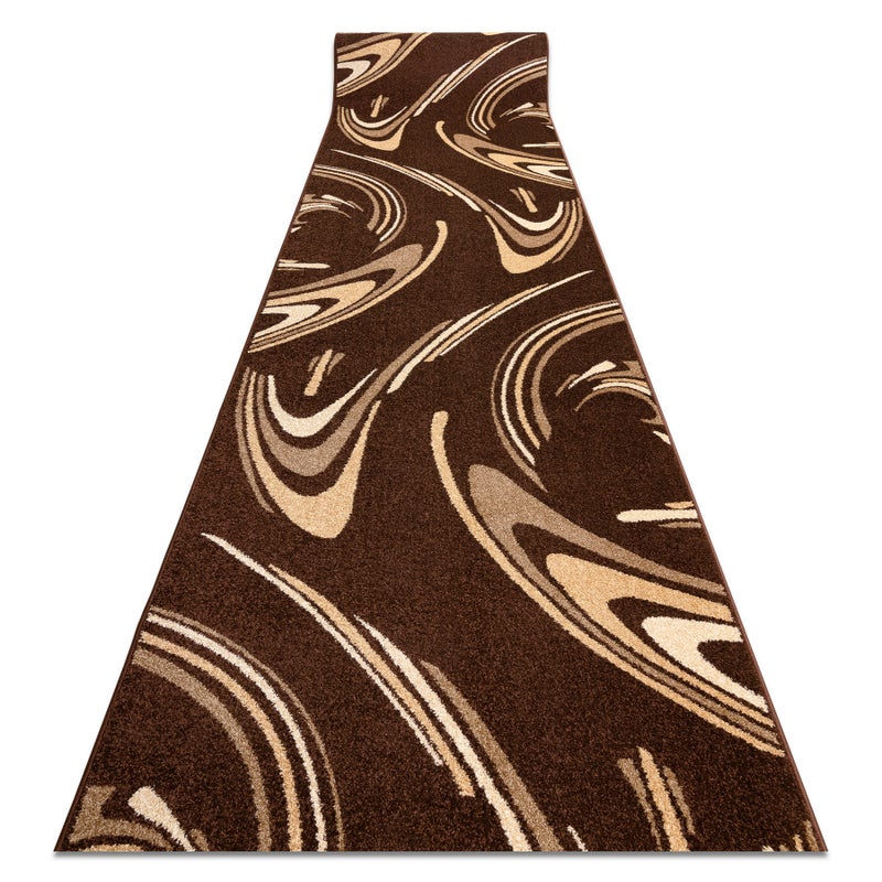 Chodnik KARMEL FRYZ - COFFEE brąz 100 cm 100x1150 cm