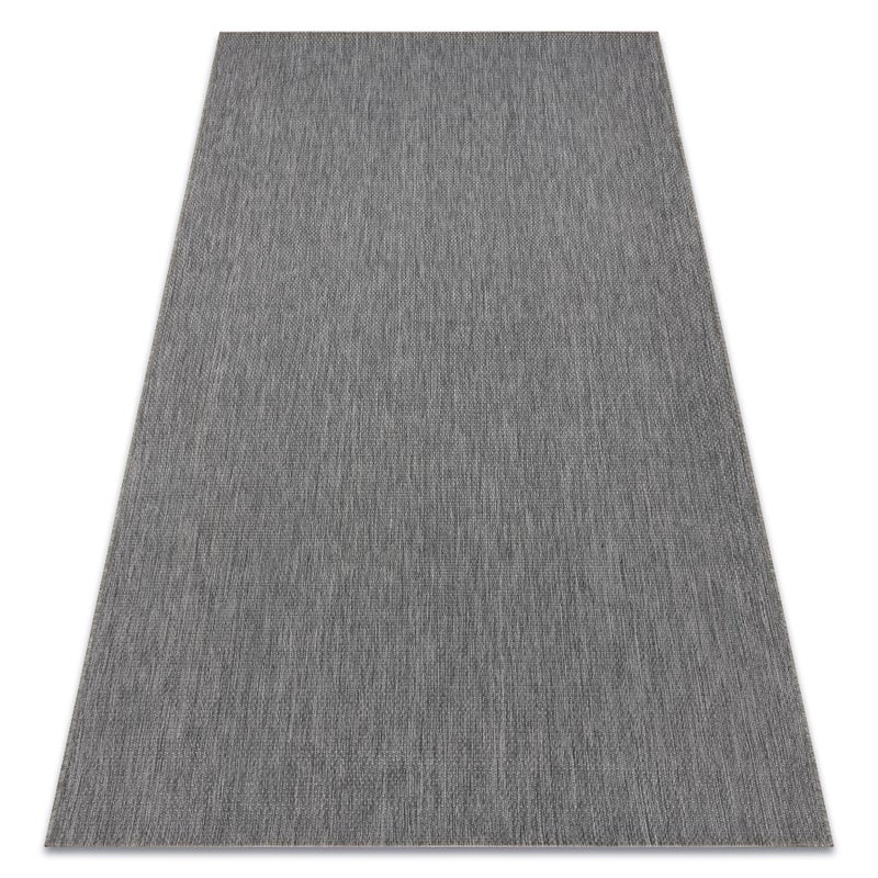 Dywan SZNURKOWY SIZAL FLAT 48663/920 antracyt GŁADKI 200x290 cm