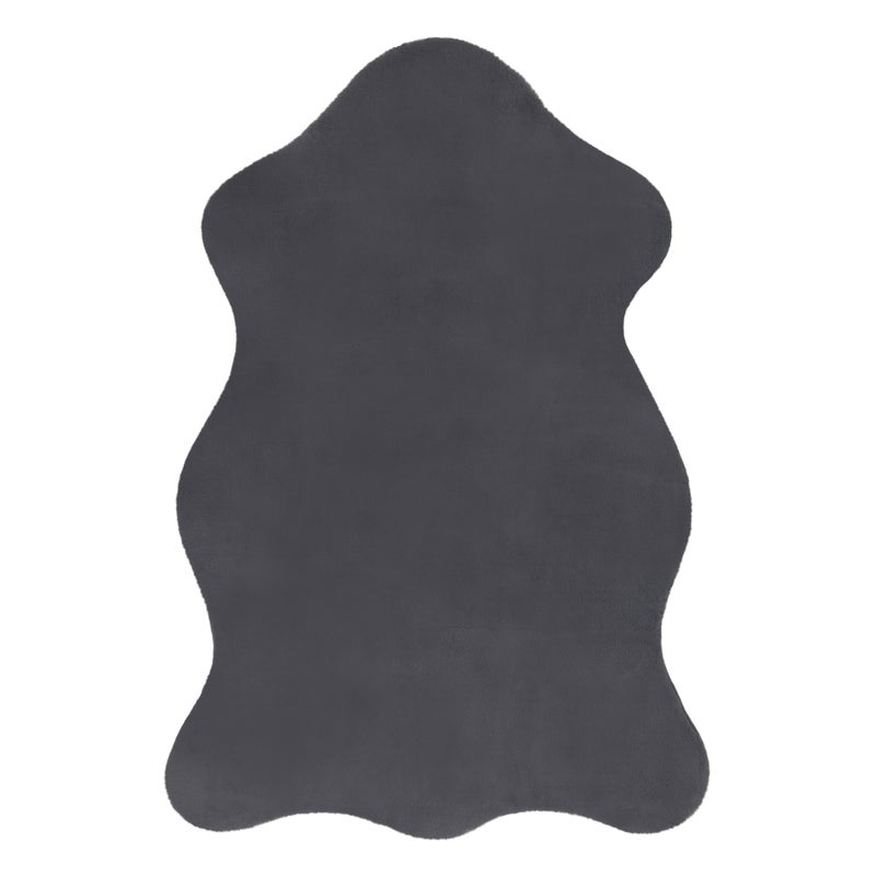 Dywan NEW DOLLY skórka G4337-2 szary antracyt IMITACJA FUTRA KRÓLIKA 60x90 cm