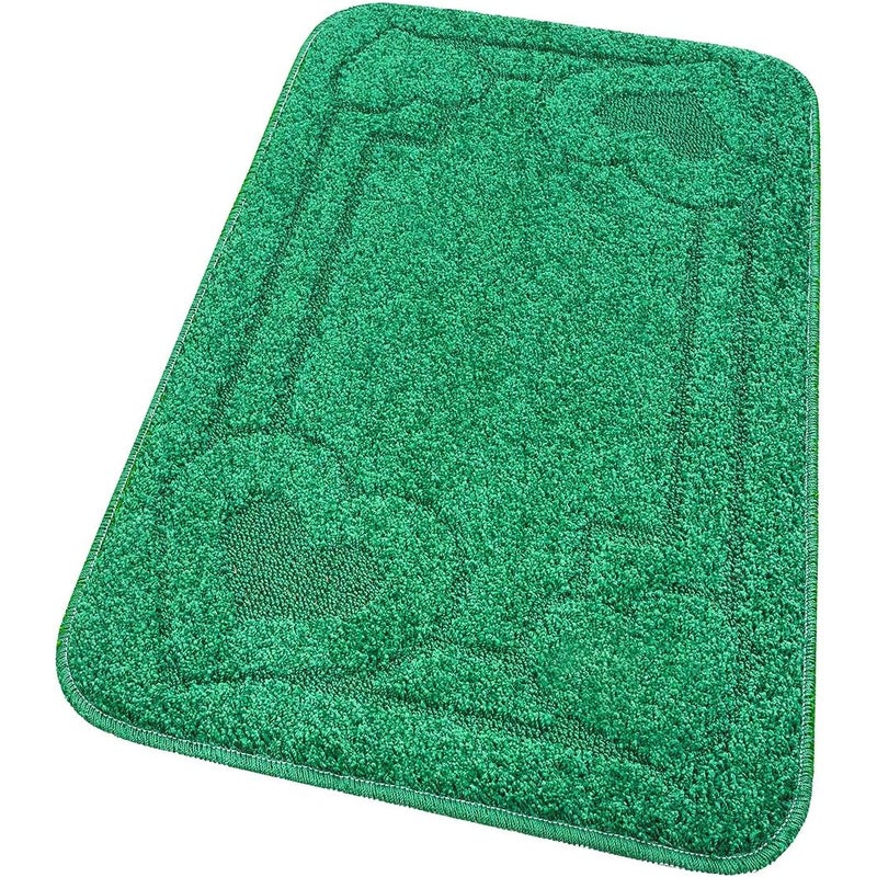 Mata łazienkowa Antypoślizgowy Absorbent 50x110 Cm Kiery Jednolity Kolor Zielony