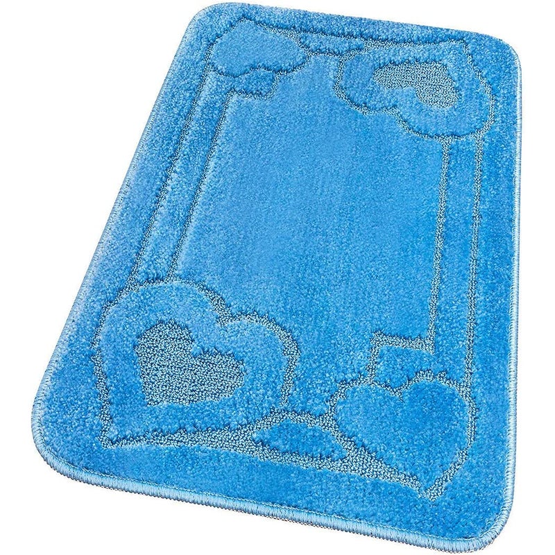 Mata łazienkowa Antypoślizgowy Absorbent 50x110 Cm Kiery Jednolity Kolor Błękitny