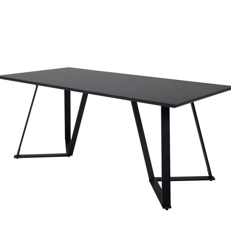 Marina stół do jadalni 90x180cm czarny.