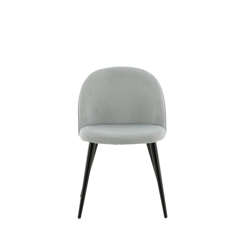 Velvet krzesło stołowe aksamit jasnoszary, czarny.